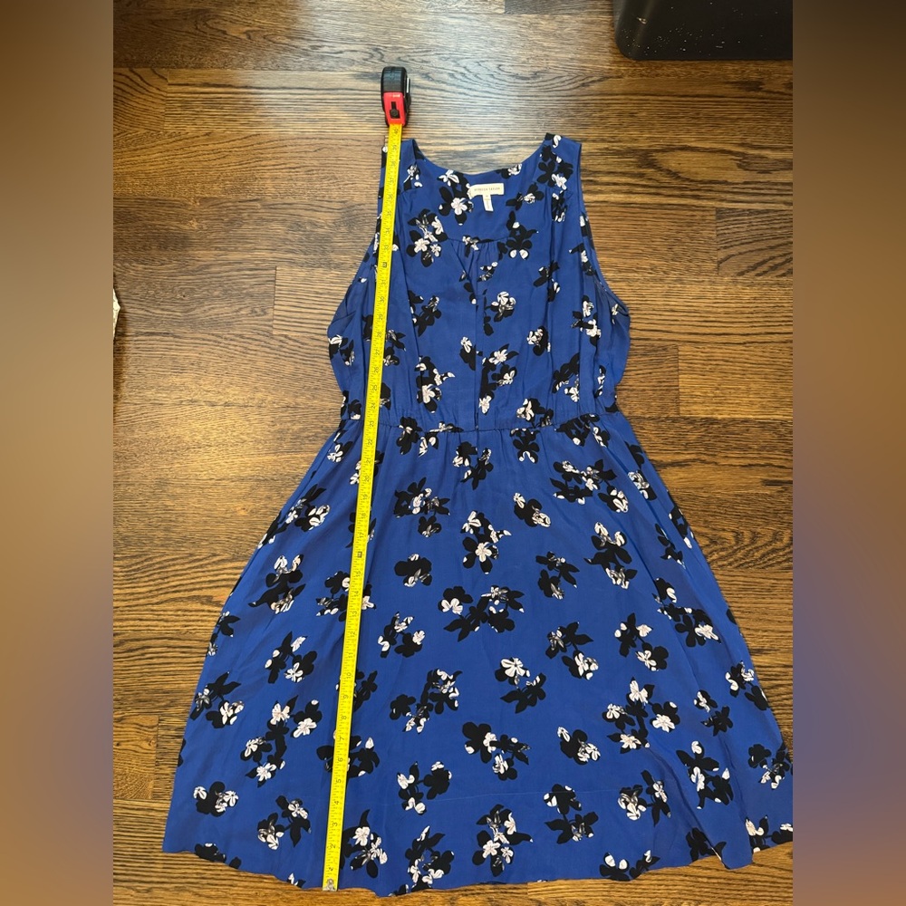 Rebecca Taylor Blue Sleeveless Silk Sundress - Picture 7 of 7